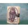 Baykuşlu Deri Defter Ksk3131