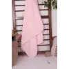 Biyeli Kız Bebek Nohut Battaniye 80*80 Cm - Pembe