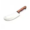Bursa Paslanmaz Mutfak Soğan Satırı, Börek Bıçağı No:1, 15 Cm - Ahşap Sap