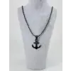 Çapa Figürü Çelik Erkek Kolye - Ekl0090