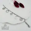 Rodyum Çelik Bileklikler 17+5 Cm Uzatma Payı - Kbl0145