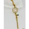 Zirkon Taşlı Çelik Çelik Bileklikler 17 + 4 Cm  - Kbl0361