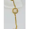 Zirkon Taşlı Çelik  Çelik Bileklikler 17+4 Cm  - Kbl0363