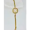 Zirkon Taşlı Çelik  Çelik Bileklikler 17+4 Cm  - Kbl0362