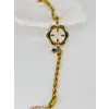 Zirkon  Taşlı Çelik Çelik Bileklikler 17+ 4 Cm  - Kbl0364