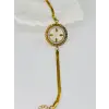 Zirkon Taşlı Çelik Çelik Bileklikler 17 + 4 Cm  - Kbl0365