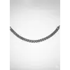 Rodyum Çelik  Erkek Çelik Bileklik Boy 21.5 Cm / En 0.8 Mm  - Ebl0041