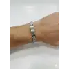 Örgü Deri Erkek Bileklik