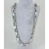 Rodyum Çelik Erkek Kolye 60 Cm - Ekl0040