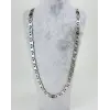 Rodyum Çelik Erkek Kolye 60 Cm - Ekl0017