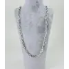 Rodyum Çelik Erkek Kolye 60 Cm - Ekl0018