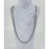 Rodyum Çelik Erkek Kolye 60 Cm - Ekl0053