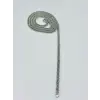 Rodyum Çelik Erkek Kolye 60 Cm - Ekl0053