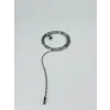 Rodyum Çelik Erkek Kolye 60 Cm - Ekl0033