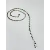 Rodyum Çelik Erkek Kolye 60 Cm - Ekl0015
