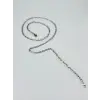 Rodyum Çelik Erkek Kolye 60 Cm - Ekl0014