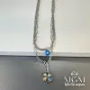 Rodyum Çelik Kolyeler 45 + 5 Cm Uzatma Payı - Kl0060
