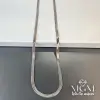 Rodyum Çelik Kolyeler 40 + 5 Cm Uzatma Payı - Kl0074