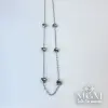 Rodyum Çelik Kolyeler 40+5 Cm Uzatma Payı - Kl0032