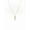 Rodyum/ Kaplama Zincir Çelik - Uç Pirinç Çelik Kolye Zincir 40+5 Cm - Uç Uzunluk 3 Cm - Kl0244