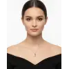 Rodyum/ Kaplama Zincir Çelik - Uç Pirinç Çelik Kolye Zincir 40+5 Cm - Uç Uzunluk 3 Cm - Kl0244