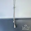 Çelik Su Damlası Asansör Kolye - Kl0030