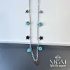 Çelik Yıldız Nazar Boncuklu Kolye - Kl0046