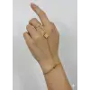 Çiçek Detaylı Çelik Şahmaran - Sahmar0043