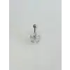 Çiçek Detaylı Göbek Piercing - Pg0133
