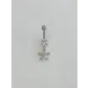 Çiçek Detaylı Göbek Piercing - Pg0134