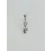 Çiçek Detaylı Göbek Piercing - Pg0110