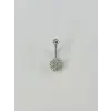 Çiçek Detaylı Göbek Piercing - Pg0041
