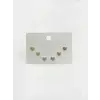 Çok Renkli Minik Kalpler Altılı Küpe
