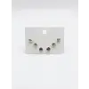 Çok Renkli Tektaş Altılı Küpe
