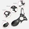 Crkt 9100k Eat’n Tool Karabina Çok Fonksiyonlu Karabina Tornavida Lokma Açacak Çatal Kaşık