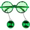 Disko Toplu Küpeli Parti Gözlüğü Yeşil Renk