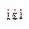 Eğitici Mikroskop Kiti Zoom Led Işıklı 100x 400x 1200x St1200x