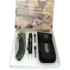 Fst-3070-b Kamp Çakısı Fenerli Grn. 21,5 Cm Manuel, Kemerlikli
