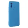 General Mobile Gm 21 Plus Kılıf Nano İçi Kadife Silikon - Mavi