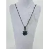 Güneş Figürlü Çelik Erkek Kolye - Ekl0088