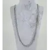 Rodyum Çelik Erkek Kolye 60 Cm - Ekl0038