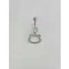 Hello Kıtty Detaylı Göbek Piercing - Pg0107
