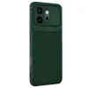 Huawei Honor 600 Auto Focus Karbon Kapak - Koyu Yeşil
