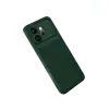 Huawei Honor 600 Auto Focus Karbon Kapak - Koyu Yeşil