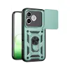 Huawei Honor 600 Lite Pars Lens Yüzüklü Silikon - Yeşil