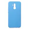 Huawei Mate 20 Lite Kılıf Nano İçi Kadife Silikon - Mavi