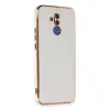 Huawei Mate 20 Lite Kılıf Volet Silikon - Beyaz
