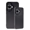 Huawei Nova 12s Kılıf Auto Focus Karbon Kapak - Siyah