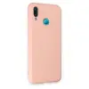Huawei P20 Lite Kılıf Nano İçi Kadife Silikon - Pudra