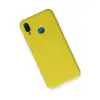 Huawei P20 Lite Kılıf Nano İçi Kadife Silikon - Sarı